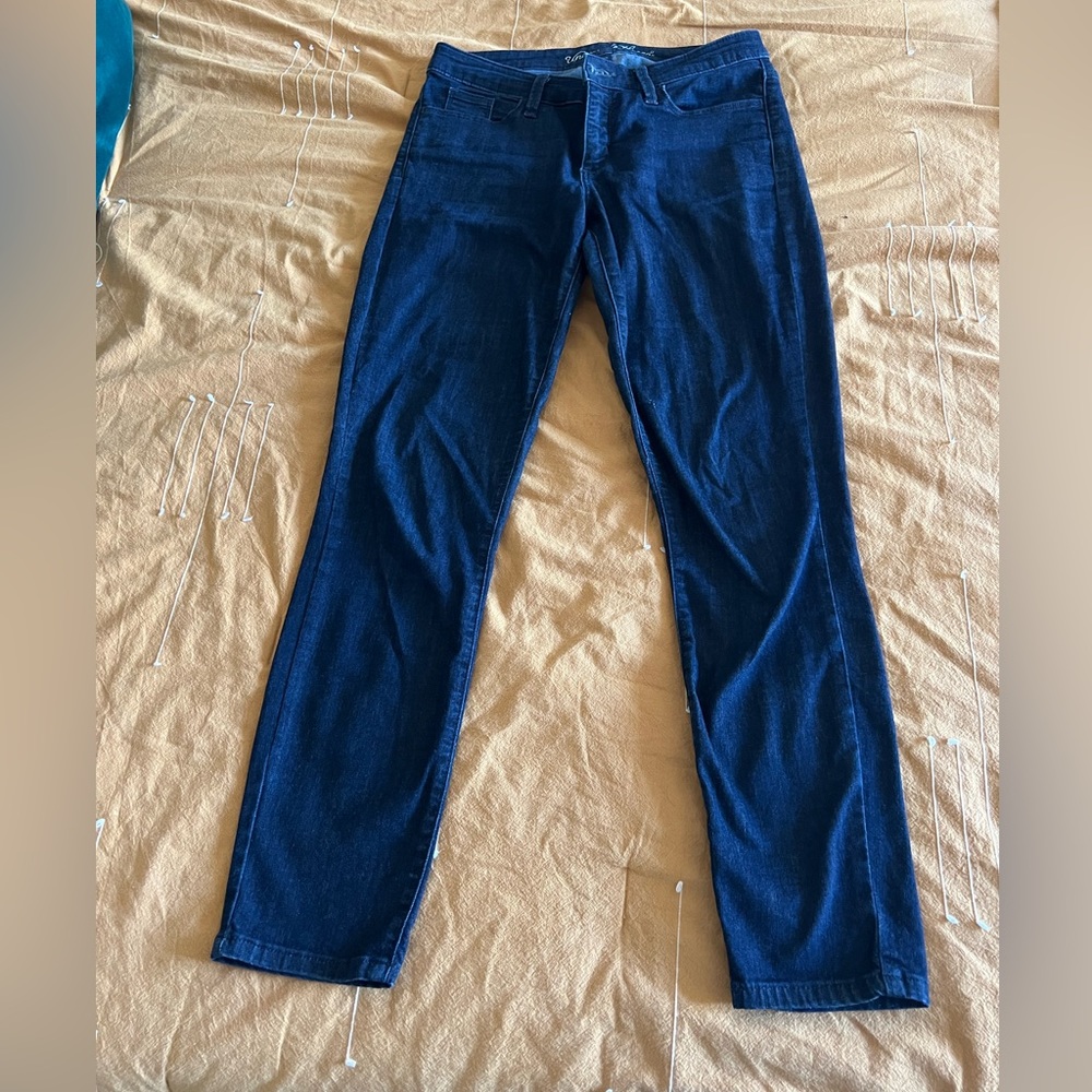 Skinny High Rise Dark Wash Stretch Jeans Size 4